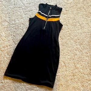 Fall dress, knee length